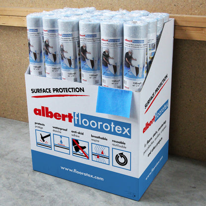 Floorotex - Blue Floor protector 40" x 84' (280 Sq.Ft)