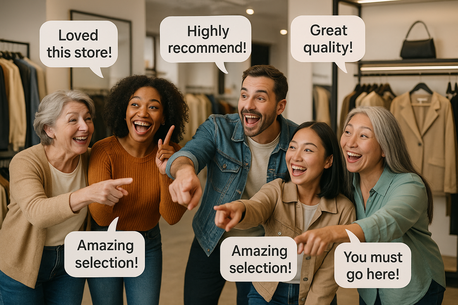 people recommending your business